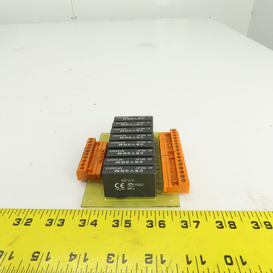 SD 1045/1 ISS.1 Circuit Board SD 1045/4 W/ (8) Crydom AC Relays MP240D3