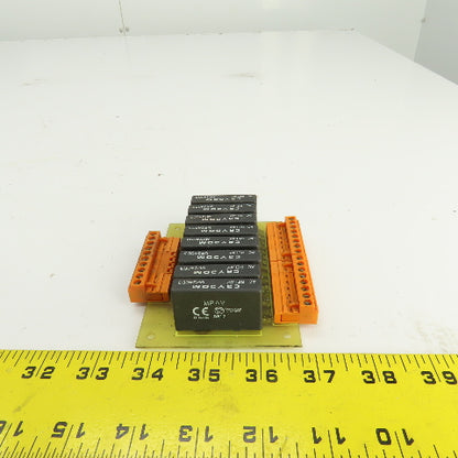 SD 1045/1 ISS.1 Circuit Board SD 1045/4 W/ (8) Crydom AC Relays MP240D3