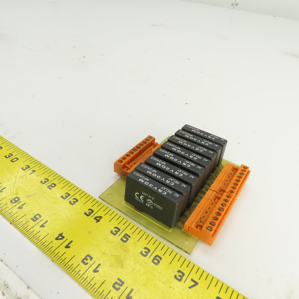 SD 1045/1 ISS.1 Circuit Board SD 1045/4 W/ (8) Crydom AC Relays MP240D3
