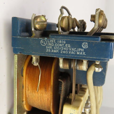 Potter & Brumfield PM17AY 120V Power Relay 50/60HZ 1HP 1PH