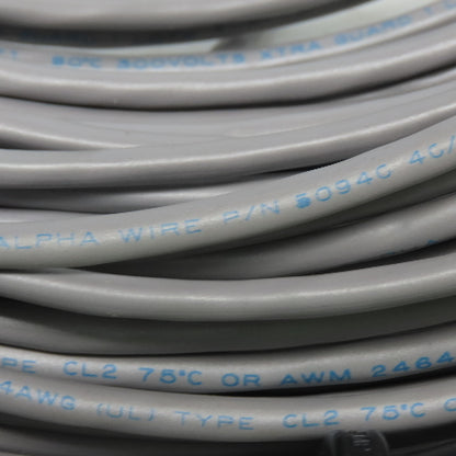 4c/24AWG Cable Connector Wire Assembly W/AMP 20644-1 & 205838-1 Ends 100'