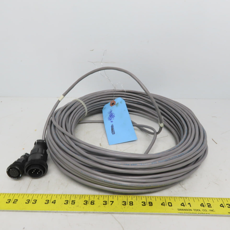 4c/24AWG Cable Connector Wire Assembly W/AMP 20644-1 & 205838-1 Ends 100'