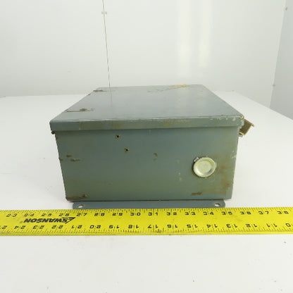 Hoffman 12" x 10" x 5" Steel Electrical Enclosure W/Backplate & Hinged Door