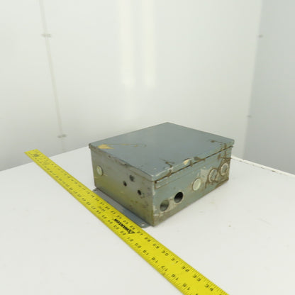 Hoffman 12" x 10" x 5" Steel Electrical Enclosure W/Backplate & Hinged Door