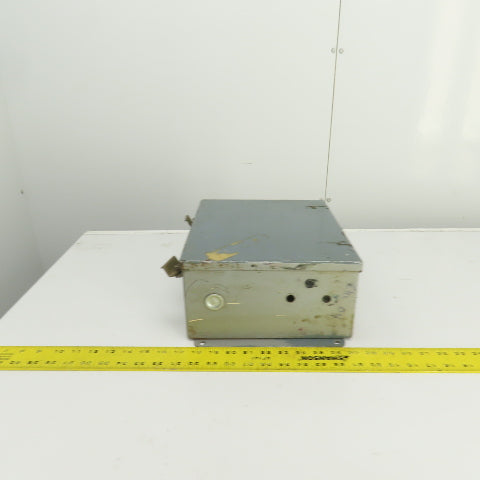 Hoffman 12" x 10" x 5" Steel Electrical Enclosure W/Backplate & Hinged Door