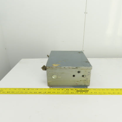 Hoffman 12" x 10" x 5" Steel Electrical Enclosure W/Backplate & Hinged Door