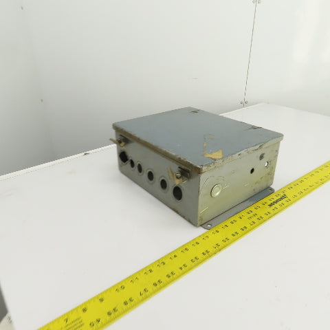Hoffman 12" x 10" x 5" Steel Electrical Enclosure W/Backplate & Hinged Door