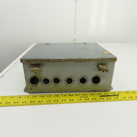 Hoffman 12" x 10" x 5" Steel Electrical Enclosure W/Backplate & Hinged Door