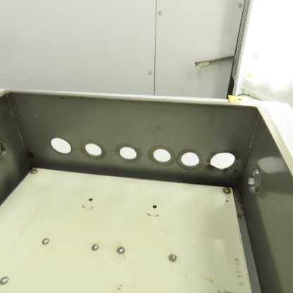 Hoffman 12" x 10" x 5" Steel Electrical Enclosure W/Backplate & Hinged Door