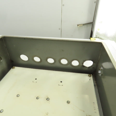 Hoffman 12" x 10" x 5" Steel Electrical Enclosure W/Backplate & Hinged Door