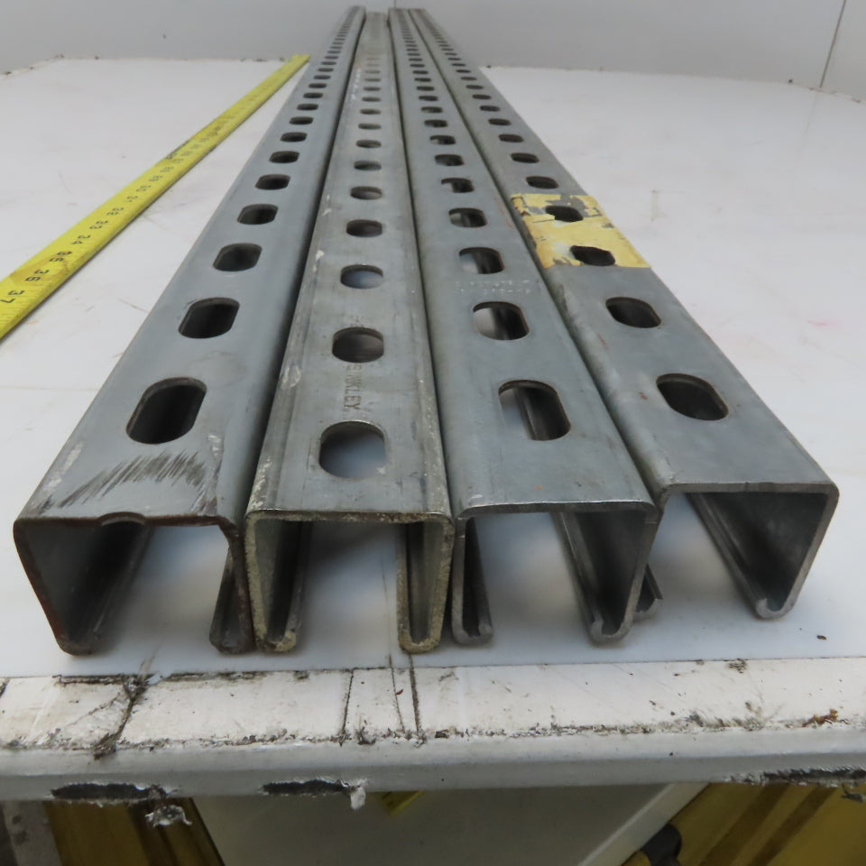 Unistrut Style 1-5/8" X 1-5/8" X 6' Galvanized Strut Channel Lot of 2