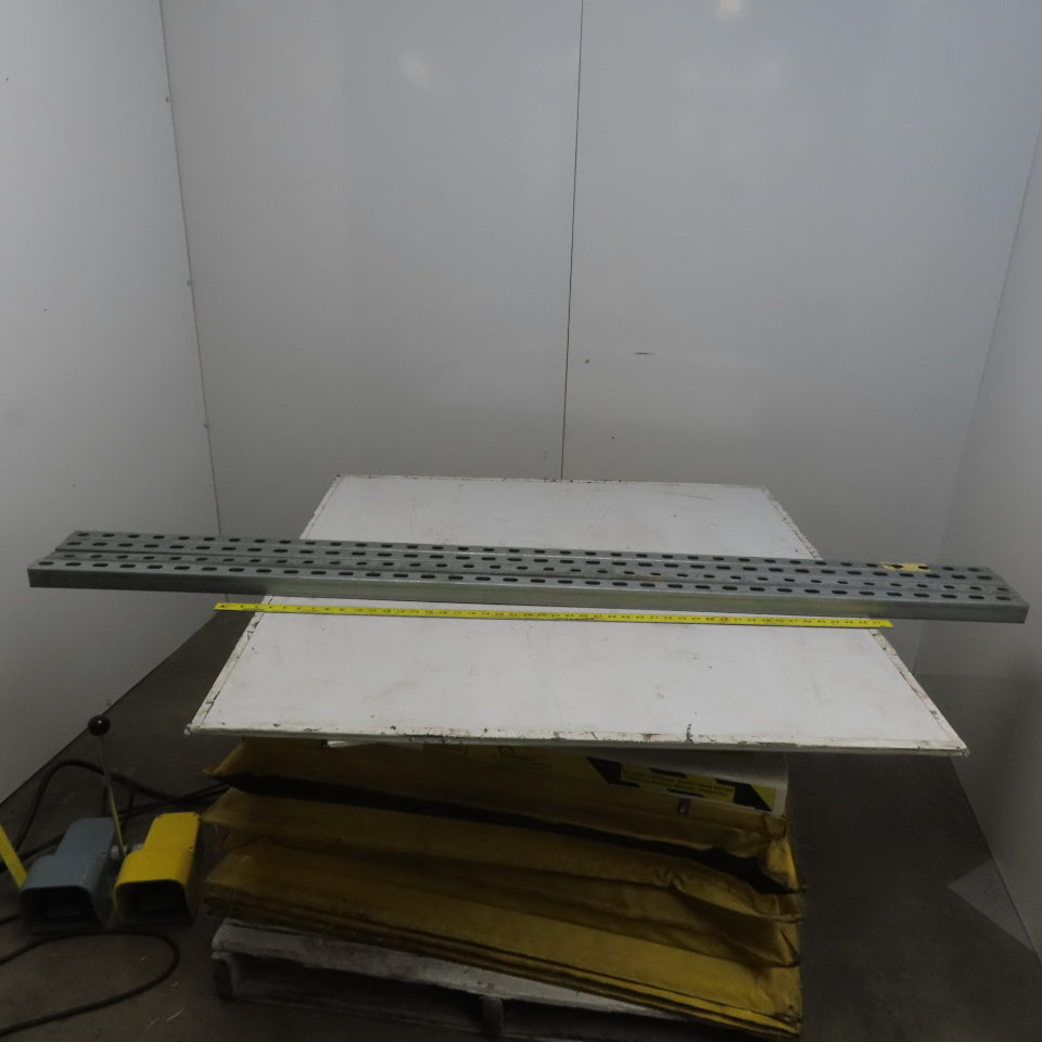 Unistrut Style 1-5/8" X 1-5/8" X 6' Galvanized Strut Channel Lot of 2