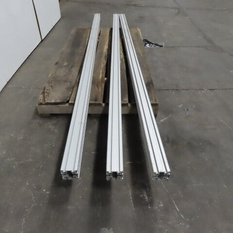 3-1/2x3-1/2x10' Smooth Aluminum T-Slotted Extrusion Profile 80/20 Style Lot of 3