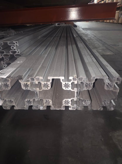 3-1/2x3-1/2x10' Smooth Aluminum T-Slotted Extrusion Profile 80/20 Style Lot of 3