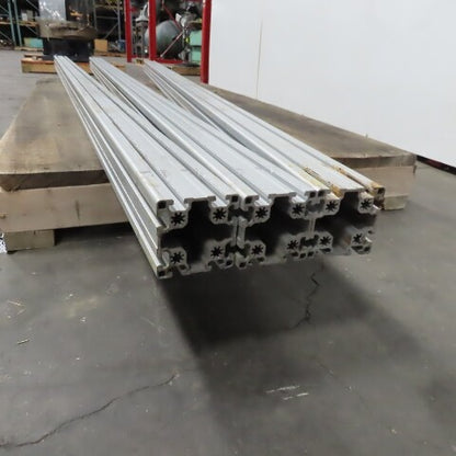 3-1/2x3-1/2x10' Smooth Aluminum T-Slotted Extrusion Profile 80/20 Style Lot of 3