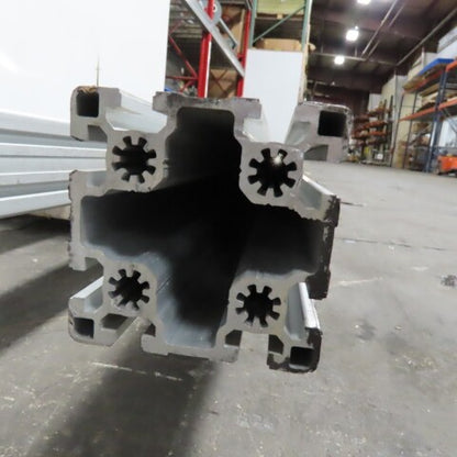 3-1/2x3-1/2x10' Smooth Aluminum T-Slotted Extrusion Profile 80/20 Style Lot of 3