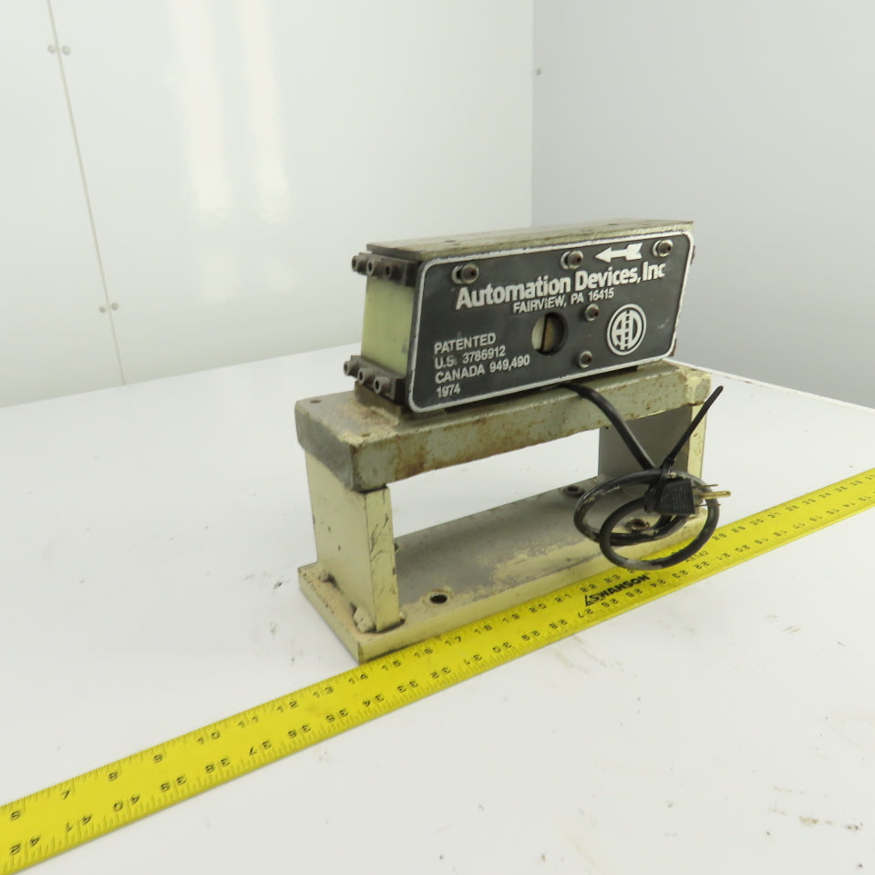 Automation Devices Vibratory Inline Feeder Base 120V 1PH Model T-18 St ...