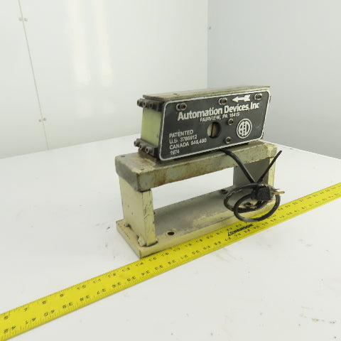 Automation Devices Vibratory Inline Feeder Base 120V 1PH Model T-18 Style