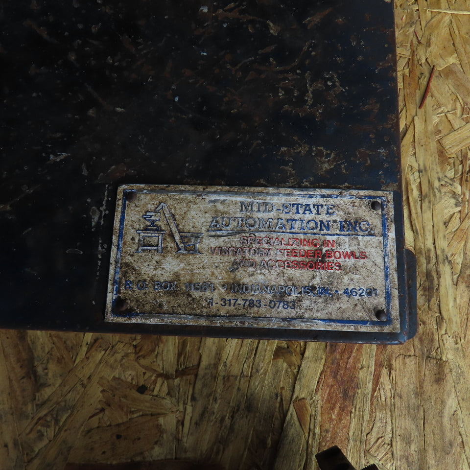 Mid-State Automation Dual Track Vibratory Parts Feeder 18" x 18"  120V 1PH