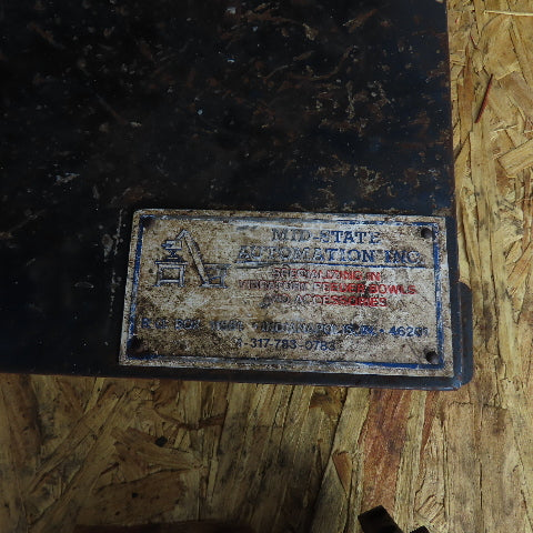 Mid-State Automation Dual Track Vibratory Parts Feeder 18" x 18"  120V 1PH