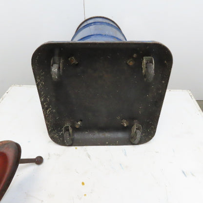 Lincoln Model 549 Vintage Manual Gear Lube Dispenser W/Caster Base