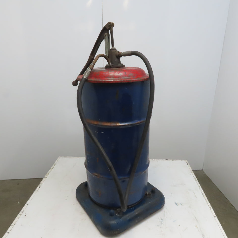 Lincoln Model 549 Vintage Manual Gear Lube Dispenser W/Caster Base