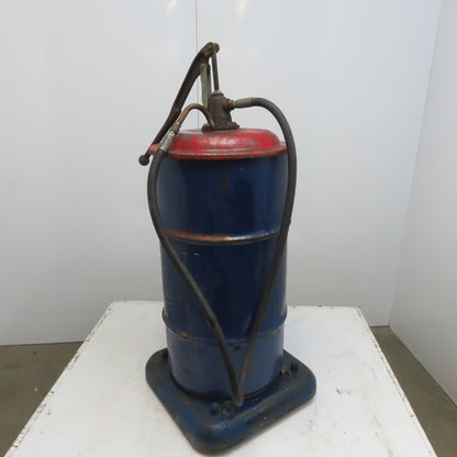 Lincoln Model 549 Vintage Manual Gear Lube Dispenser W/Caster Base