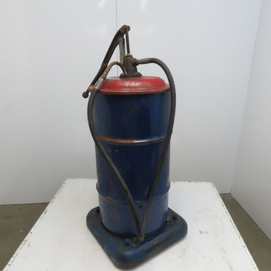 Lincoln Model 549 Vintage Manual Gear Lube Dispenser W/Caster Base