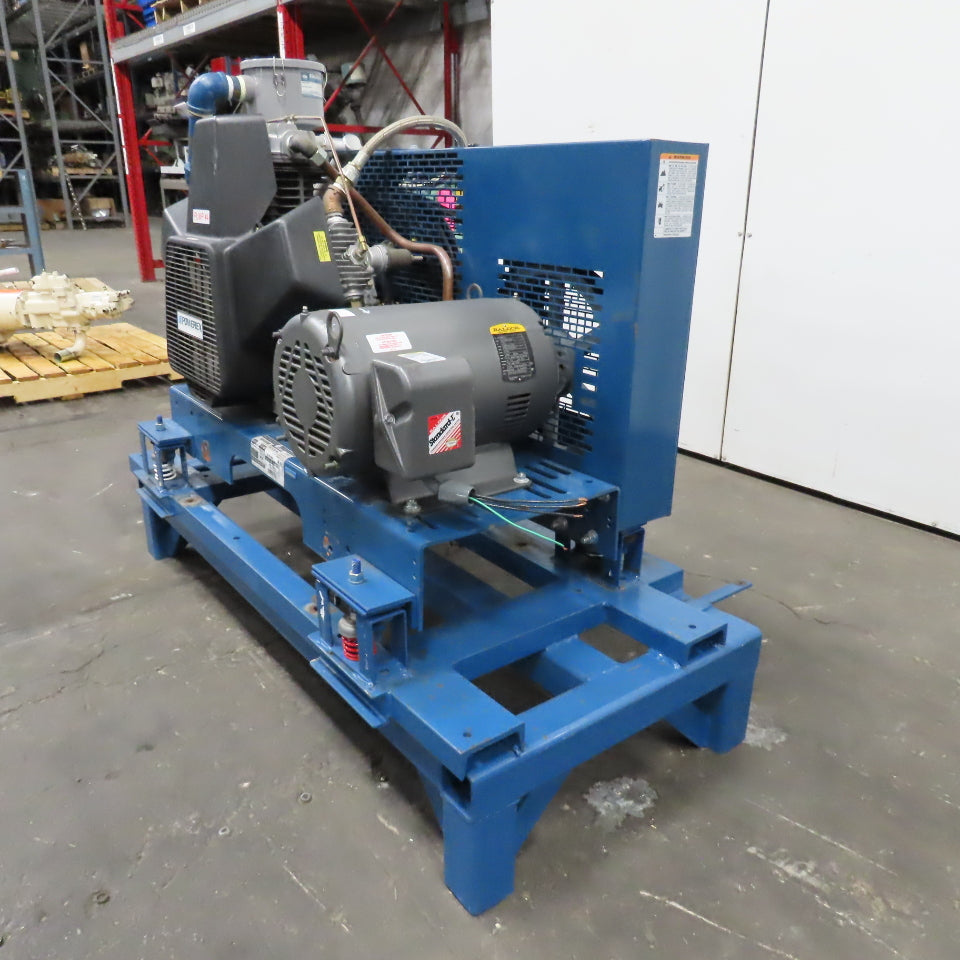 Powerex OBS150700B Medical Grade Reciprocating Piston Air Compressor 15Hp