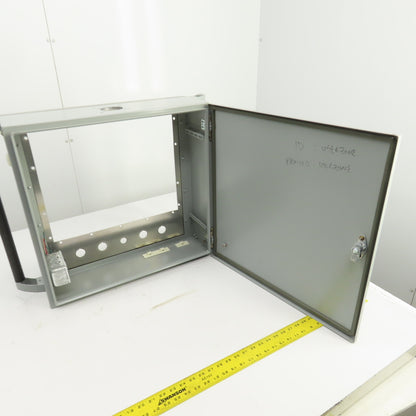21.5x22.5x6" Operator Interface Control Panel Enclosure 17-1/2 x 14-1/4" Opening