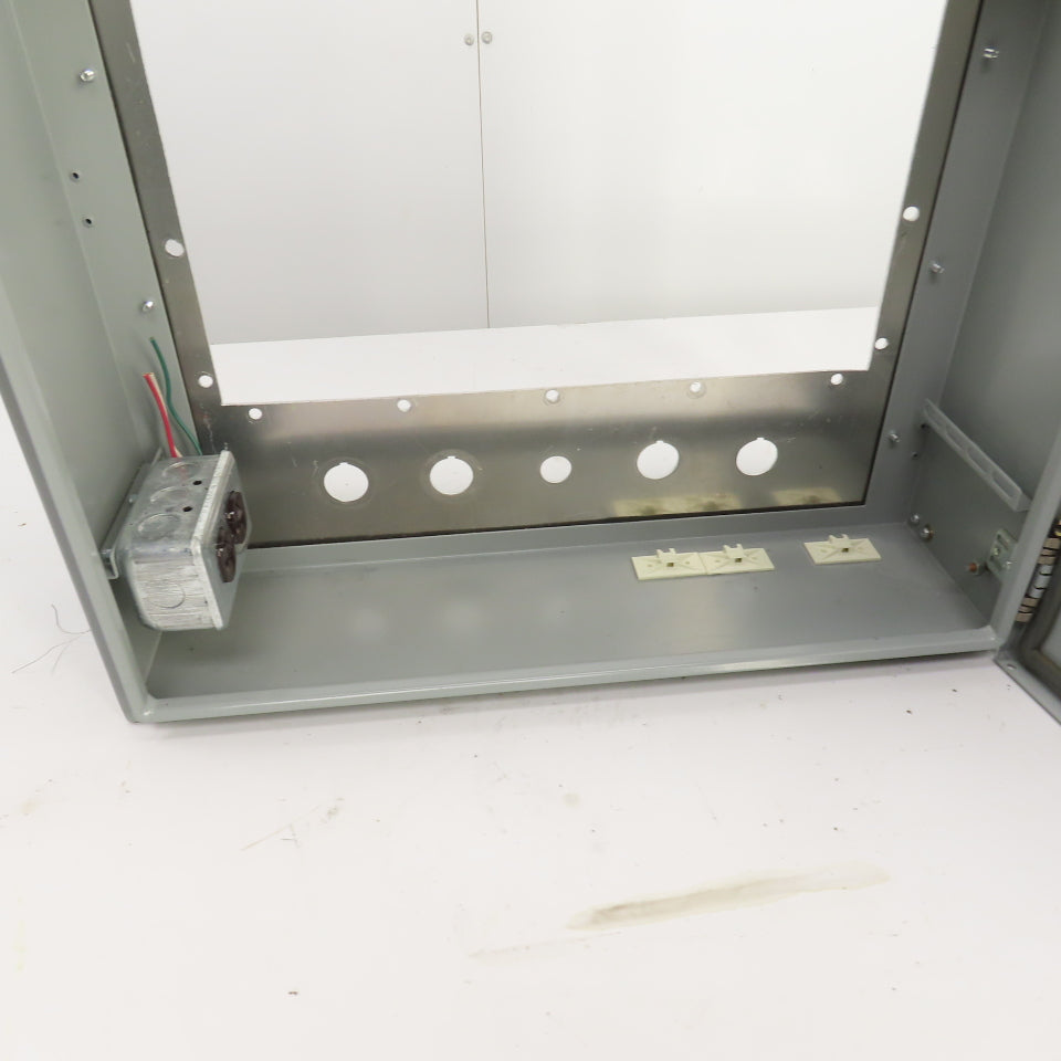 21.5x22.5x6" Operator Interface Control Panel Enclosure 17-1/2 x 14-1/4" Opening