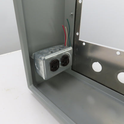 21.5x22.5x6" Operator Interface Control Panel Enclosure 17-1/2 x 14-1/4" Opening