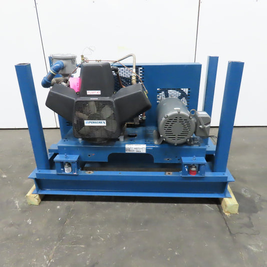 Powerex OBS150700B Medical Grade Reciprocating Piston Air Compressor 15Hp