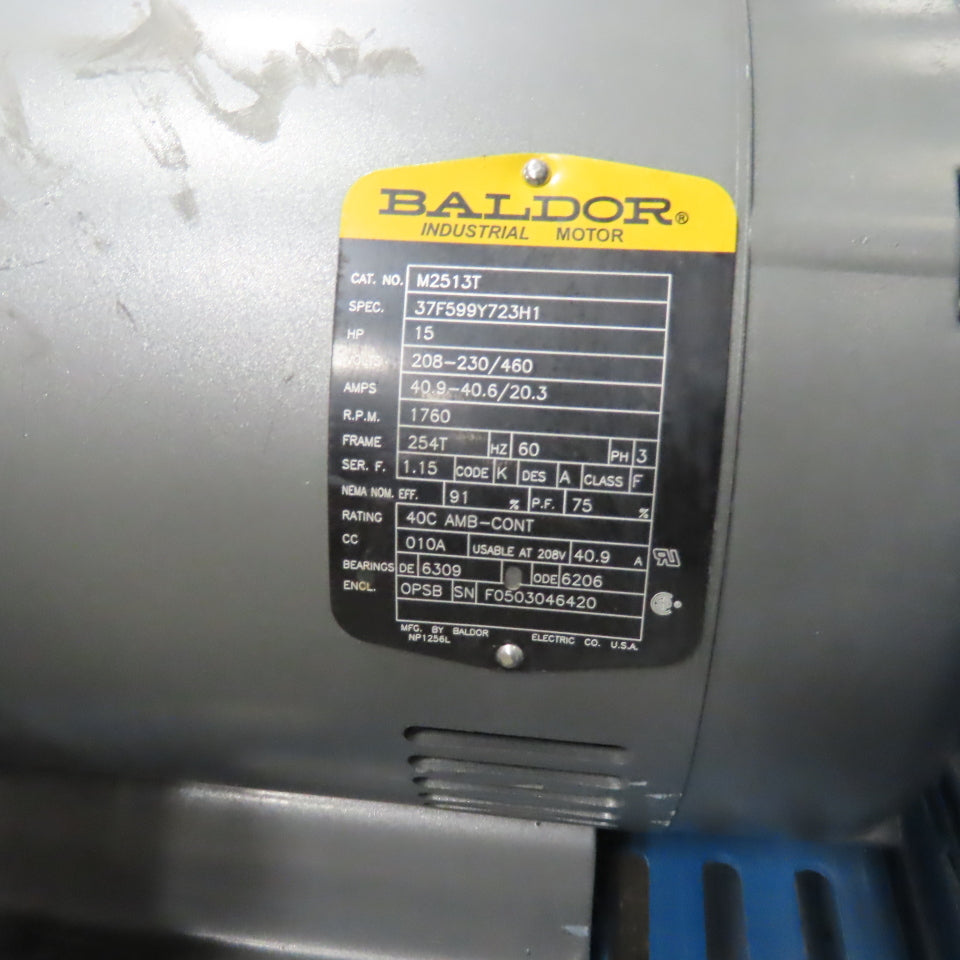 Powerex OBS150700B Medical Grade Reciprocating Piston Air Compressor 15Hp