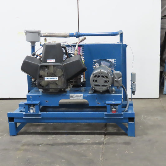 Powerex OBS150700B Medical Grade Reciprocating Piston Air Compressor 15Hp