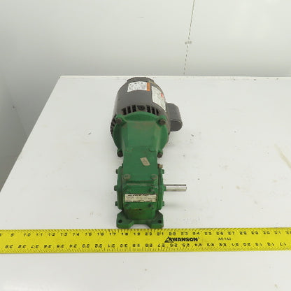 Ohio Gear U2133MC56 10-B Ratio 1/4HP Gear Reducer 172.5RPM Output 115/230V 1PH