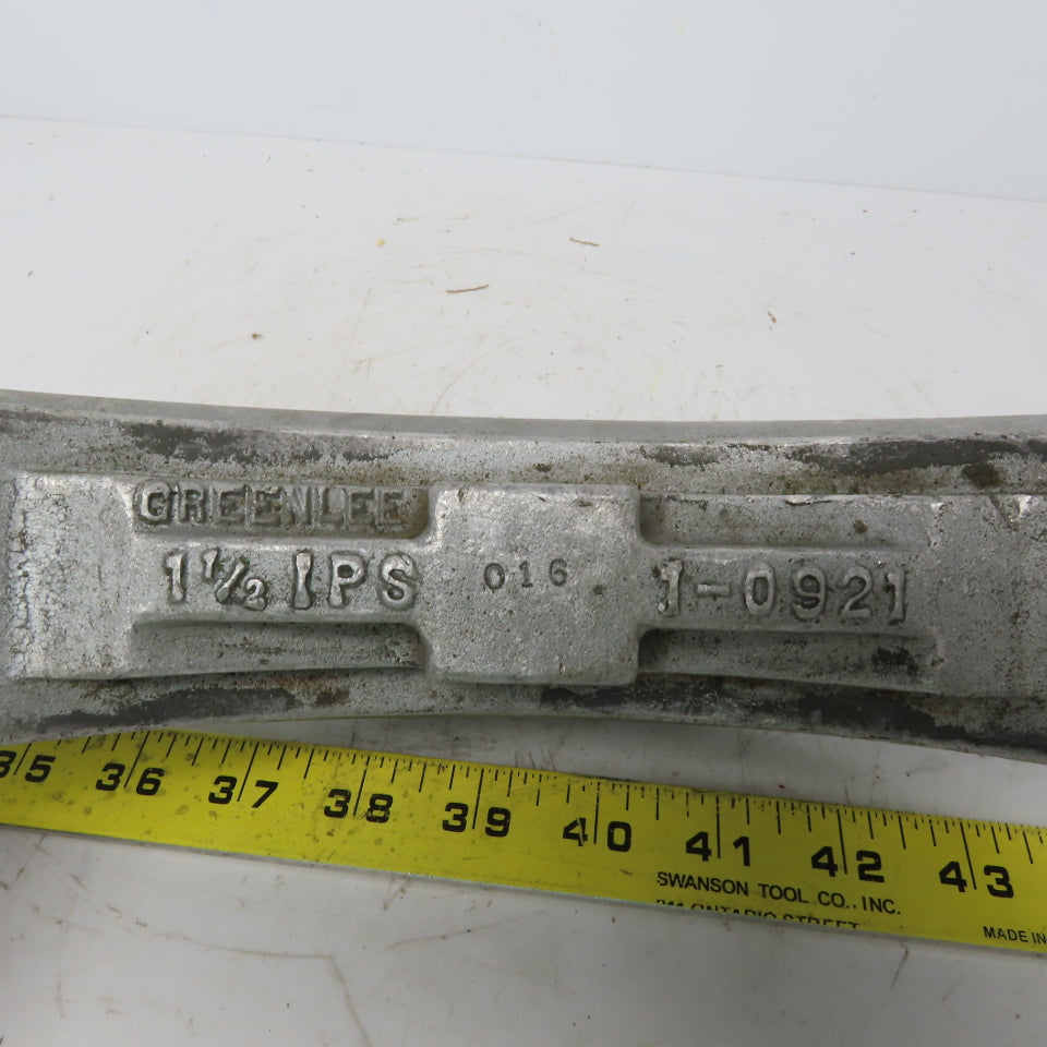 Greenlee 1-0921 1-1/2" 90° Conduit Bending Shoe 8-1/4" Radius