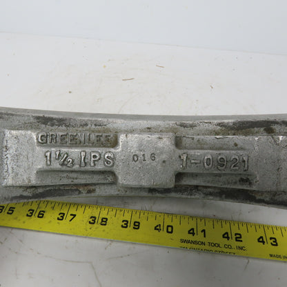 Greenlee 1-0921 1-1/2" 90° Conduit Bending Shoe 8-1/4" Radius