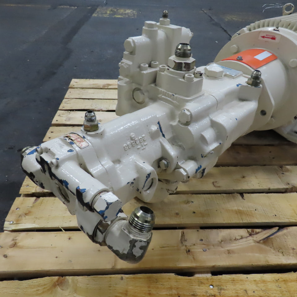 Vickers PVH57QICRAF1S10 PV010 A2R SS3S 25Hp Two Stage Hydraulic Piston Pump 3Ph