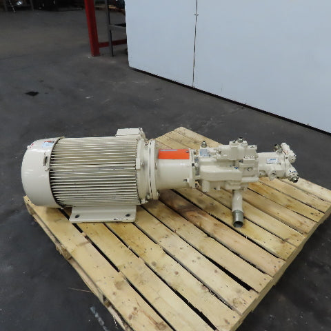 Vickers PVH57QICRAF1S10 PV010 A2R SS3S 25Hp Two Stage Hydraulic Piston Pump 3Ph
