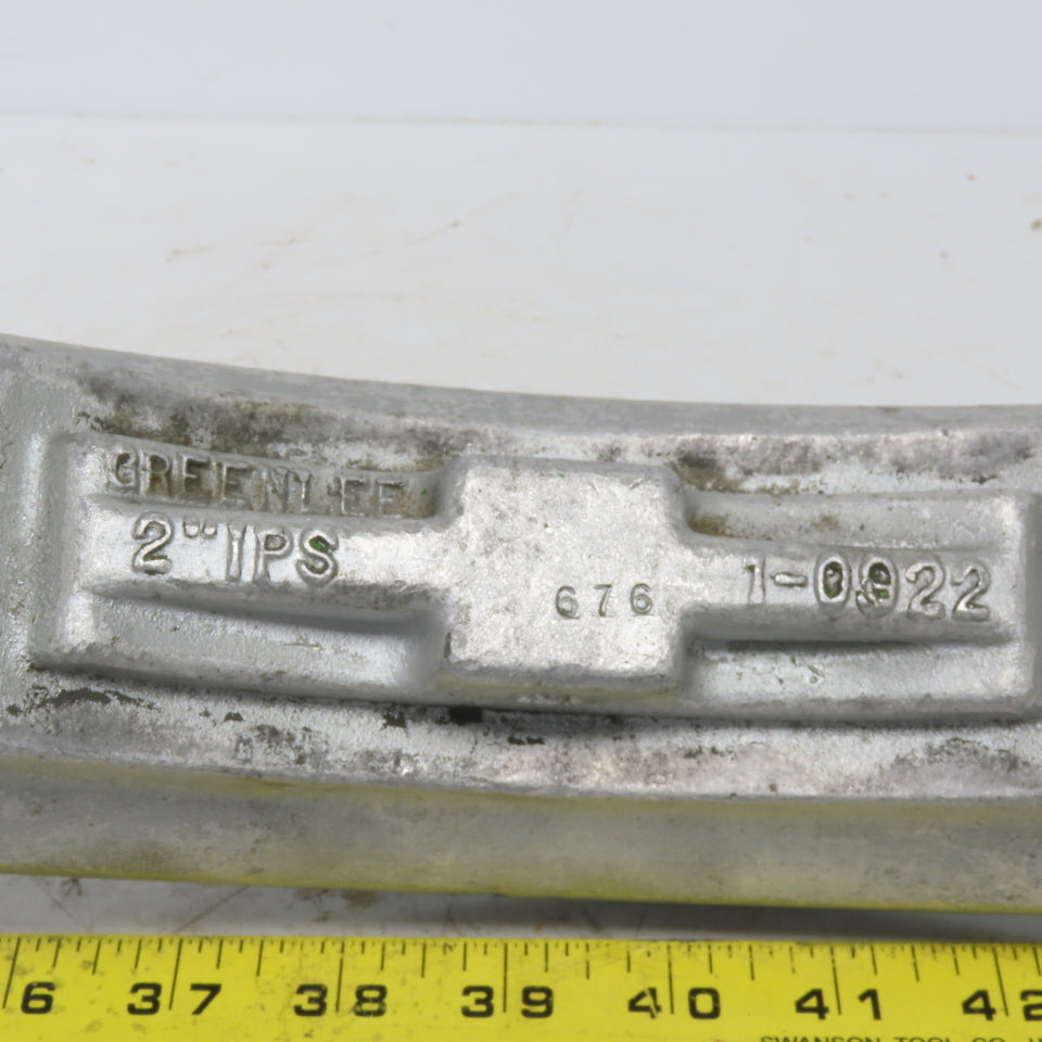 Greenlee 1-0922 2" 90° Conduit Bending Shoe 9-1/2" Radius
