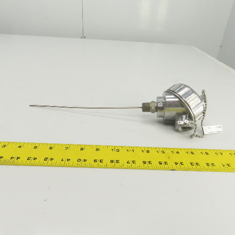 Watlow RRGEF0A100BA000 RTD Sensor With 10" Probe & Connection Head