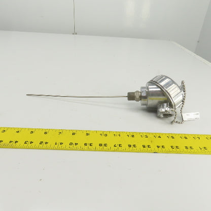 Watlow RRGEF0A100BA000 RTD Sensor With 10" Probe & Connection Head