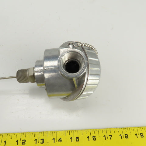 Watlow RRGEF0A100BA000 RTD Sensor With 10" Probe & Connection Head