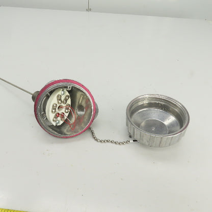 Watlow RRGEF0A100BA000 RTD Sensor With 10" Probe & Connection Head