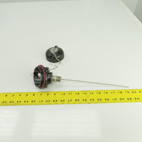 Watlow RRGDF0A100BA000 RTD Sensor With 10" Probe & Connection Head