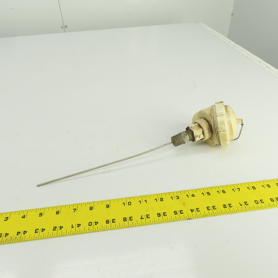 Watlow RRGCF0A100BA000 RTD Sensor With 10" Probe & Connection Head