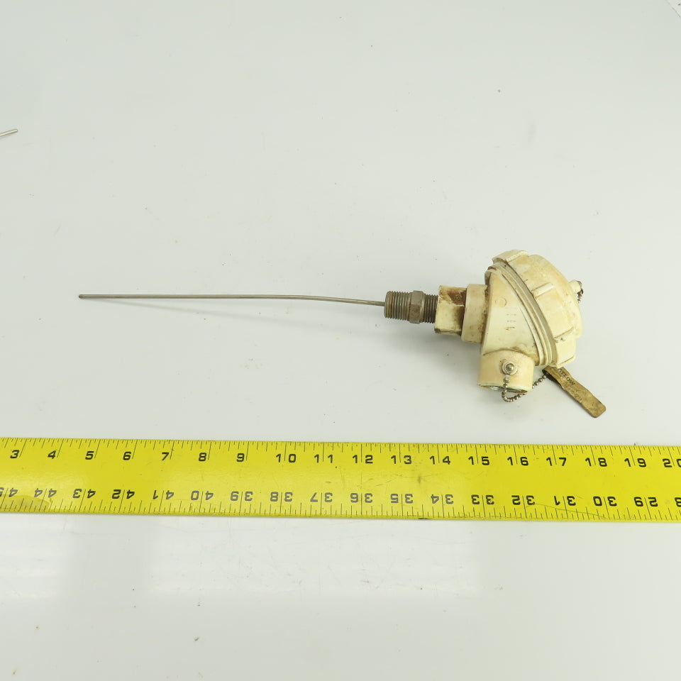 Watlow RRGCF0A100BA000 RTD Sensor With 10" Probe & Connection Head