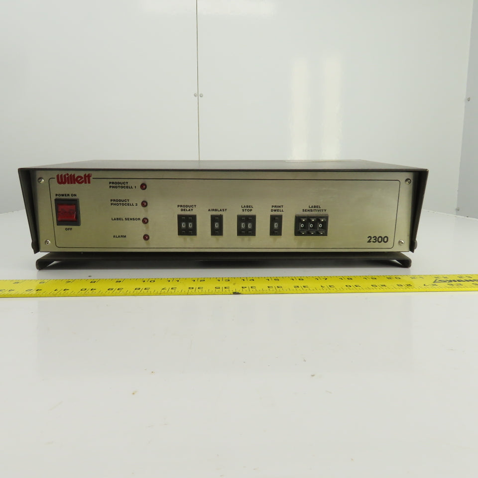 Willett 2300-T Controller For Pressure Sensitive Labeler 120V 60HZ 5A