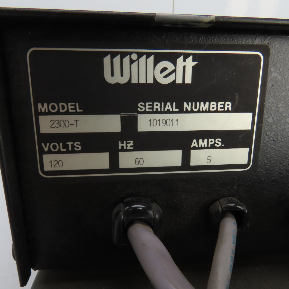 Willett 2300-T Controller For Pressure Sensitive Labeler 120V 60HZ 5A